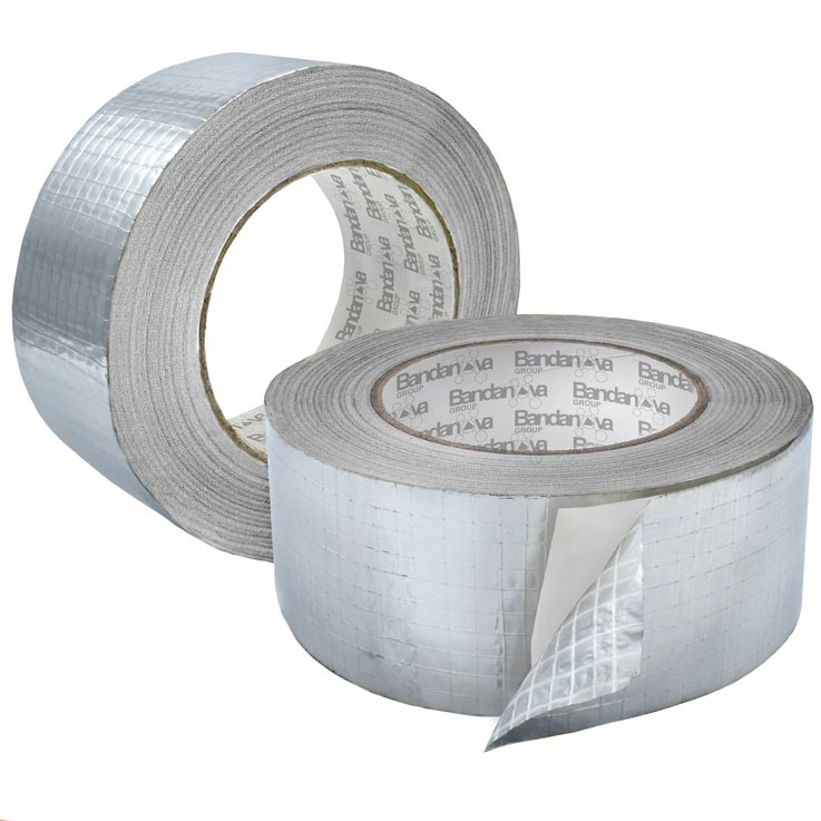 Cinta de aluminio reforzado_liner blanco