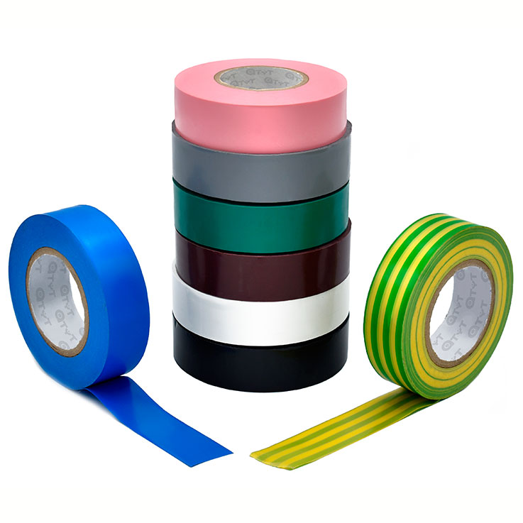 GEKKOTA PVC insulating tape for electrical use flame retardant 130 µm
