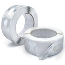 Anti-drip aluminum adhesive tape - large micro-perforated
