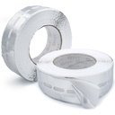 Anti-drip aluminium adhesive tape - small micro-perforated