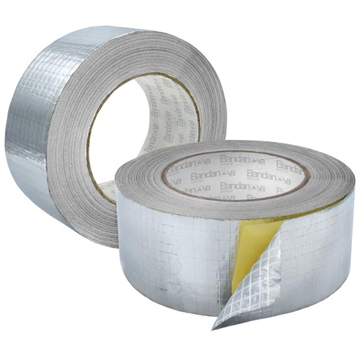 Cinta adhesiva de aluminio reforzado